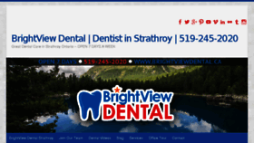 What Brightviewdental.ca website looked like in 2017 (6 years ago)