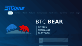 What Btcbear.com website looked like in 2017 (6 years ago)