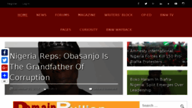 What Biafranigeriaworld.com website looked like in 2017 (6 years ago)