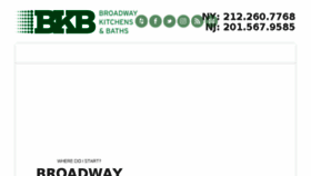 What Broadwaykitchens.com website looked like in 2017 (6 years ago)