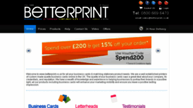 What Betterprint.co.uk website looked like in 2017 (6 years ago)