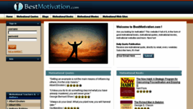 What Bestmotivation.com website looked like in 2017 (6 years ago)