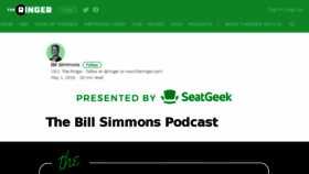 What Billsimmonspodcast.com website looked like in 2017 (6 years ago)