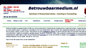 What Betrouwbaarmedium.nl website looked like in 2017 (6 years ago)