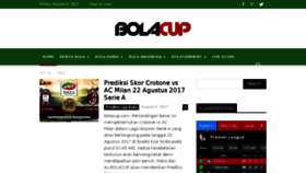 What Bolacup.com website looked like in 2017 (6 years ago)