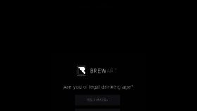 What Brewart.com website looked like in 2017 (6 years ago)