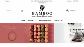 What Bambooflorist.com.my website looked like in 2017 (6 years ago)