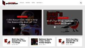 What Baltimoresportsreport.com website looked like in 2017 (6 years ago)