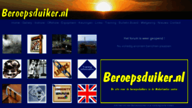 What Beroepsduiker.nl website looked like in 2017 (6 years ago)
