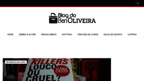 What Benoliveira.com website looked like in 2017 (6 years ago)
