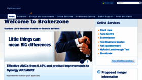 What Brokerzone.ie website looked like in 2017 (6 years ago)