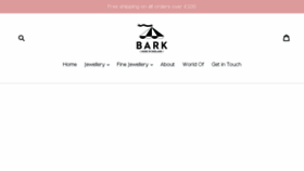 What Barkjewels.com website looked like in 2017 (6 years ago)