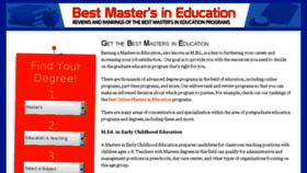 What Bestmastersineducation.com website looked like in 2017 (6 years ago)