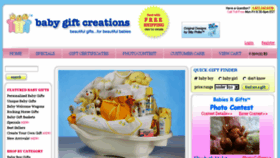 What Babygiftcreations.com website looked like in 2017 (6 years ago)