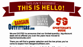 What Bargainoutfitters.com website looked like in 2017 (6 years ago)