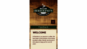 What Bertolinos.com website looked like in 2017 (6 years ago)