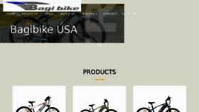 What Bagibike.com website looked like in 2017 (6 years ago)