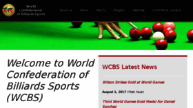 What Billiard-wcbs.org website looked like in 2017 (6 years ago)