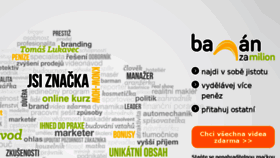 What Bananzamilion.cz website looked like in 2017 (6 years ago)