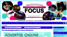 What Buckinghamshire-focus.co.uk website looked like in 2017 (6 years ago)