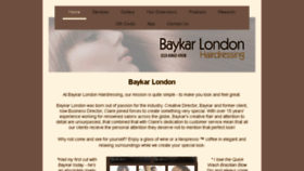 What Baykarlondon.com website looked like in 2017 (6 years ago)