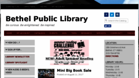 What Bethellibrary.org website looked like in 2017 (6 years ago)