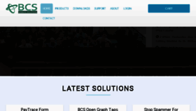 What Bcswebsitesolutions.com website looked like in 2017 (6 years ago)