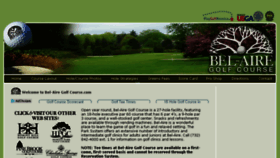 What Belairegolfcourse.com website looked like in 2017 (6 years ago)