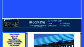 What Brookridge.com website looked like in 2017 (6 years ago)