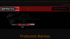 What Bipress.com.ar website looked like in 2017 (6 years ago)