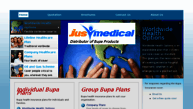 What Bupa-medical.com website looked like in 2017 (6 years ago)