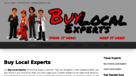 What Buylocalexperts.com website looked like in 2017 (6 years ago)
