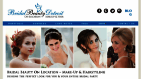 What Bridalbeautydetroit.com website looked like in 2017 (6 years ago)