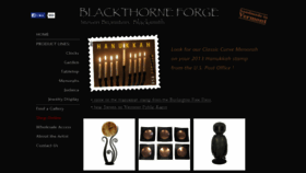 What Blackthorneforge.com website looked like in 2017 (6 years ago)