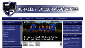 What Berkeleysoccer.com website looked like in 2017 (6 years ago)