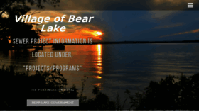 What Bearlakemichigan.org website looked like in 2017 (6 years ago)