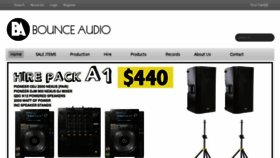 What Bounceaudio.com.au website looked like in 2017 (6 years ago)