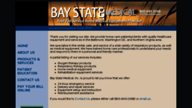 What Baystatemed.com website looked like in 2017 (6 years ago)