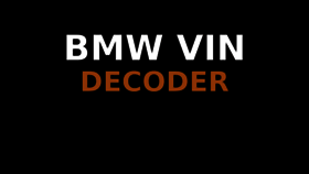 What Bmwvin.com website looked like in 2017 (6 years ago)