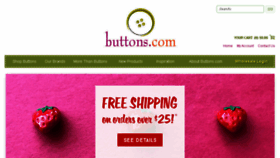 What Buttonlovers.com website looked like in 2017 (6 years ago)