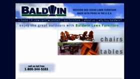 What Baldwinfurniture.com website looked like in 2017 (6 years ago)