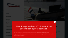 What Botenboet.nl website looked like in 2017 (6 years ago)