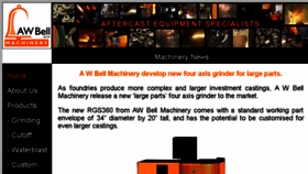 What Bellmachinery.com website looked like in 2017 (6 years ago)