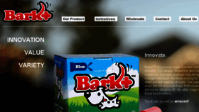 What Barkplusbags.com website looked like in 2017 (6 years ago)