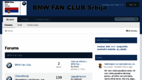What Bmwclubserbia.com website looked like in 2017 (6 years ago)