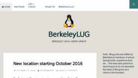 What Berkeleylug.com website looked like in 2017 (6 years ago)