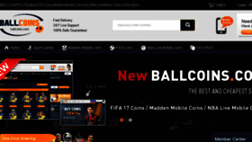 What Ballcoins.com website looked like in 2017 (6 years ago)