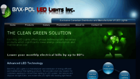 What Baxpolledlights.ca website looked like in 2017 (6 years ago)