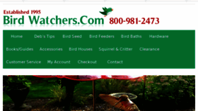 What Birdwatchers.com website looked like in 2017 (6 years ago)