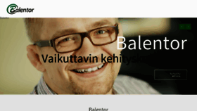 What Balentor.fi website looked like in 2017 (6 years ago)
